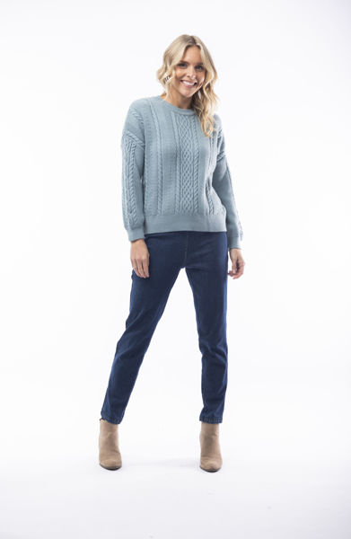 Alpaca Knit Jumper - Seafoam | Escape QC