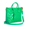 Milan Laptop Bag - Patent Green | Liv & Milly