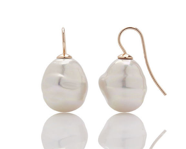 Potatoe Pearl Earings - Pale Pink  | Firucci