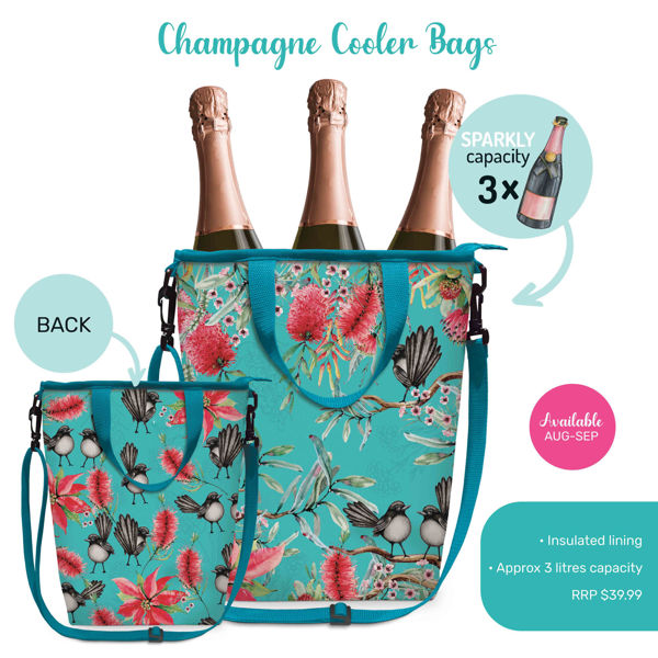 Cooler Bag - Willy Wagtails | Lisa Pollock
