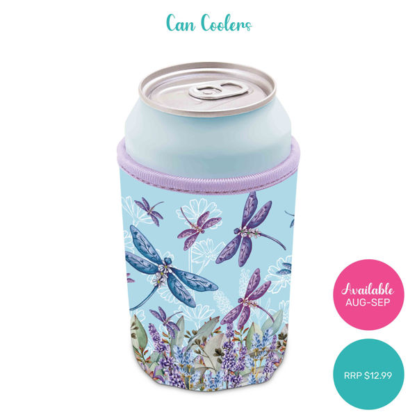 Cooler - Lavender Dragonflies | Lisa Pollock