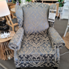 Baxter Wing Chair - Custom Made |  Warwich Chateau Pewter