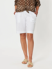 Jordan Linen Short - White | Gordon Smith