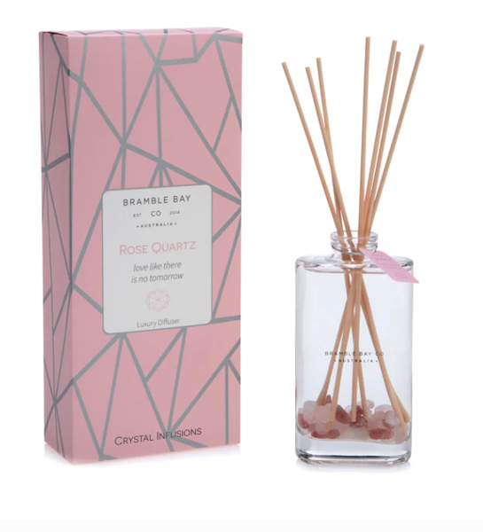 Rose Quartz Crystal Infusions Diffuser | Bramble Bay Collection