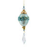 ACRYLIC CRUSTED CHMPGNE TIFFNY - OVAL DROP| Christmas