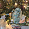 	Beaded Cluster Onion Drop - Tiffany Blue | 11.4cm