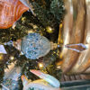 ACRYLIC CRUSTED CHMPGNE TIFFNY - OVAL DROP| Christmas