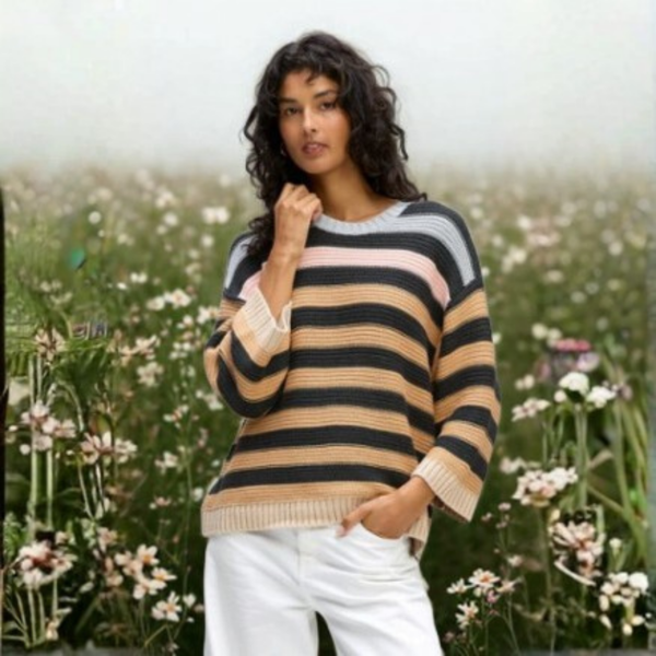 chunky-stripe-crew-charcole-ldc-knitwear