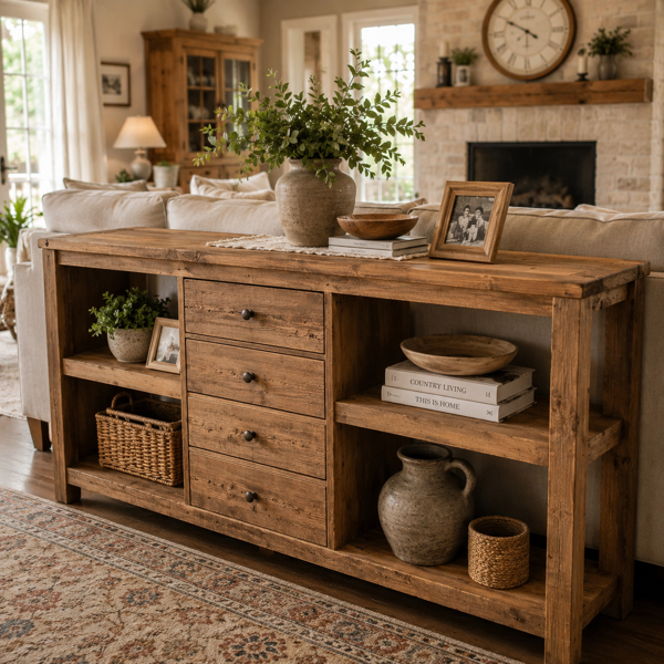 Norfolk Buffet  Recylced Timber