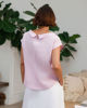 Pleat Front Cowl Neck Top - Pink  Seesaw