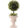 Picture of French Potted Artificial Faux Stemmed Topiary Ball