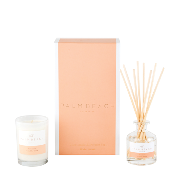 Picture of Watermelon Mini Candle & Diffuser Gift Pack - Palm Beach