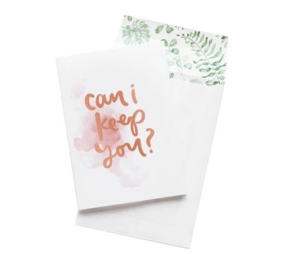 Can I Keep You? // Greeting Card - Emma Kate Co