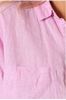 Boyfriend Linen Shirt - Musk Pink Chambray - The Hut 