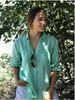 Boyfriend Linen Shirt - Kiwi Chambray | The Hut 