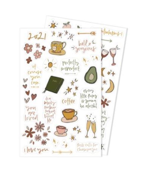Illustrated Stickers [2 Sheets | Emma Kate Co
