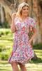 Venessa Dress- Pink | Boho Australia