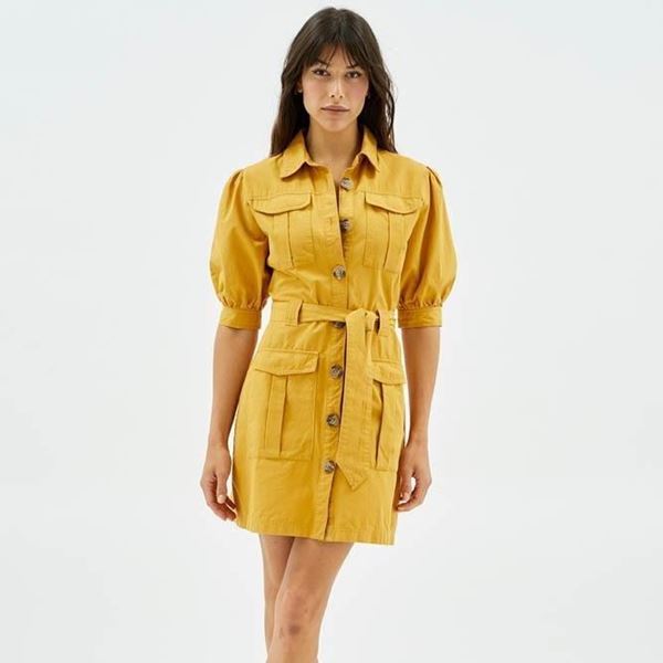 utility mini dress