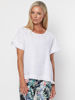Picture of Julie Shell Top - White | Gordon Smith