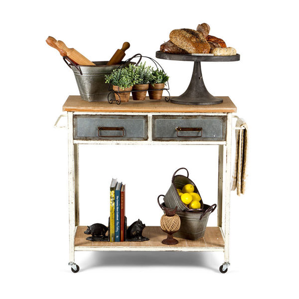 Picture of Farmers Kitchen Console on Wheels