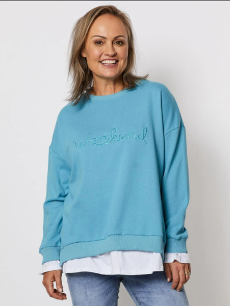 FLORIST. Weekend Sweat - Blue | Threadz