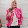 Frill Vegan Leather Jacket - Hot Pink! | Caroline K Morgan