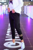 Celina Golden Stripes Jogger - Black | 3rd Story
