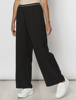 Wide Leg Relaxed Pant - Black | Clarity