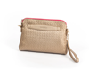 Lucille Cross Body Bag in Gold | Liv & Milly