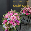 Winter Seasonal Casket Cover | Made to Order - 80cm