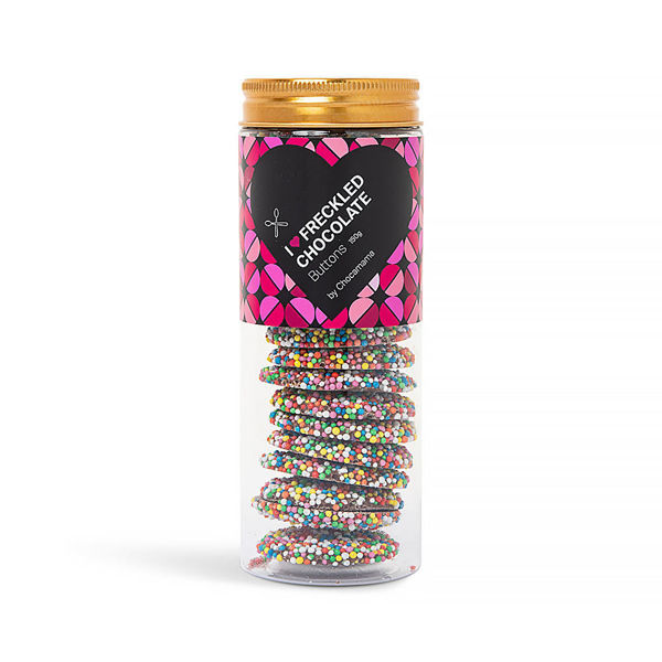 Freckled Button Novelty Cylinder - 150g| Chocamama