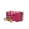 Guitar Strap - Pink & White Gingham  | Liv & Milly