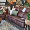 3 Seater Sofa with 2 End Recliners | Warwick Eastwood Bison