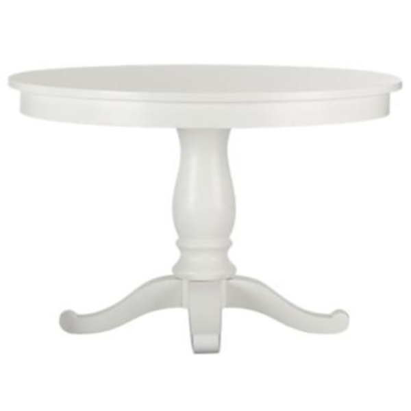 Avalon Round Extention Table  | Gloss White
