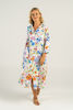 Tiered Button Down Dress - Sea Bouquet Print  | Seesaw