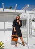 Chloe - Tan with Black Bow | Liv & Milly