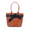 Chloe - Tan with Black Bow | Liv & Milly