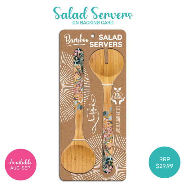 Bamboo Salad Servers - Bush Guardian.| Lisa Pollock