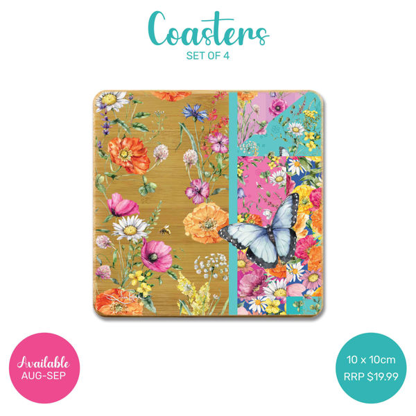 Coasters - Wildflower Patch | Lisa Pollock