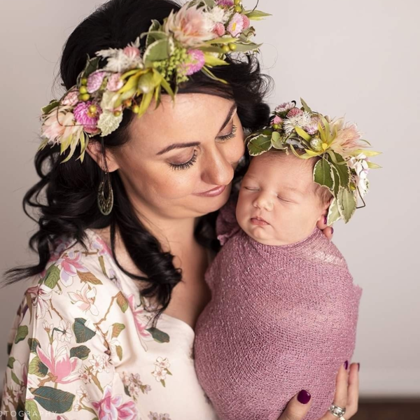 Mumma & Bubba Photo Shoot Flower Crowns