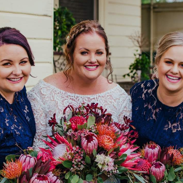 Native Bouquet with King Protea | Bridesmaids