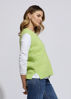 Textured Vest - Lime | LD+C Knitwear