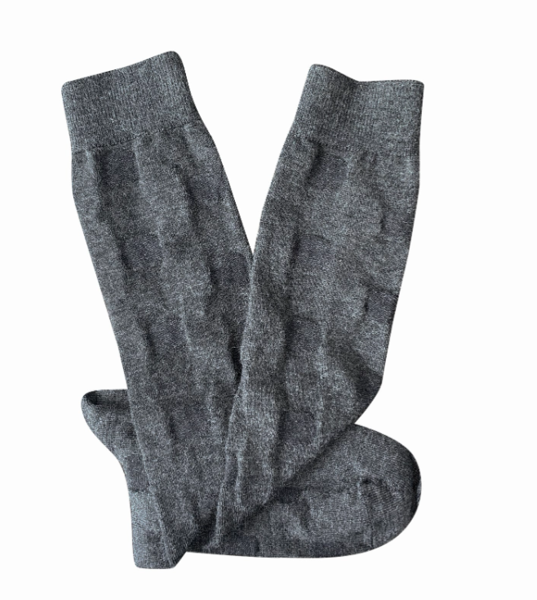 ‘Yayoi Charcoal’ Merino Wool Socks | Tightology
