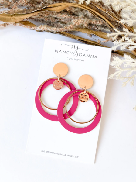 Pink Ring Drops | Nancy Joanna Concrete Collection