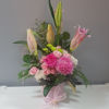 Picture of Passion for Pink  | Seasonal Arrangement in Ceramic Pot