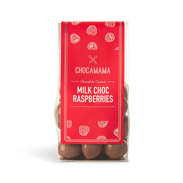 Chocamama Milk Raspberries 125g | Chocamama