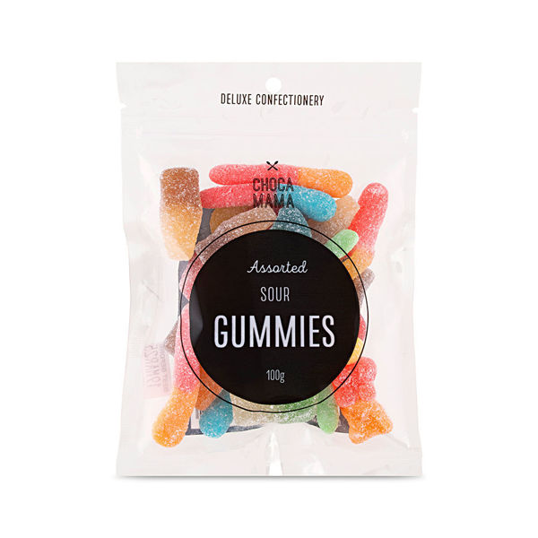 Sour Gummies 100g | Chocamama