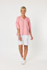 Diana Detail Sleeve Top - Coral  | Gordon Smith