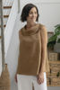 Button Back Cowl Neck Top - Toffee | Seesaw