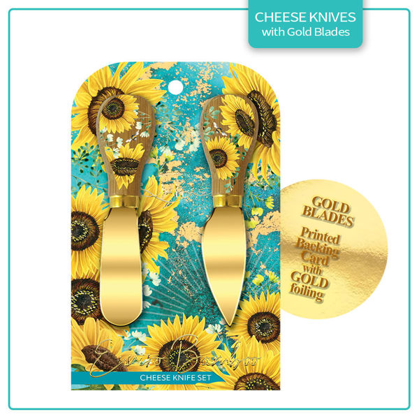 Cheese Knives - Bee Sunny/Gold | Lisa Pollock